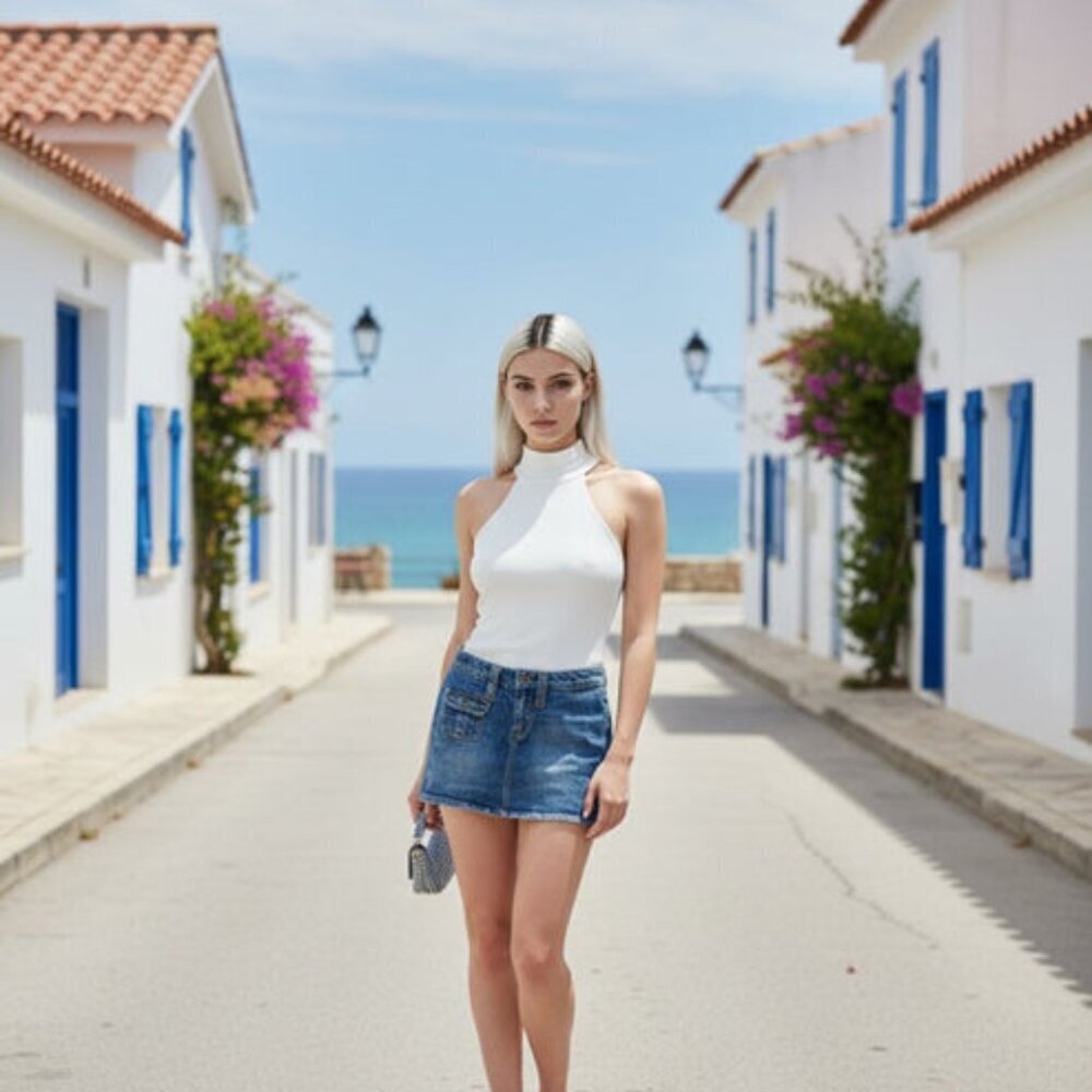 JEAN MINI SKIRT